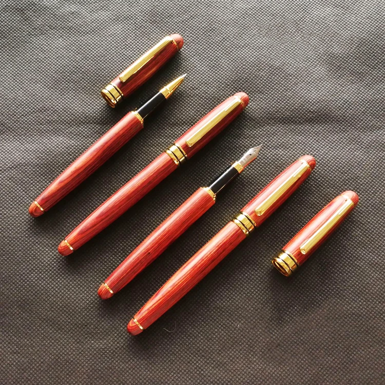 W013RF  Luxury Eco-friendly Rose Wood pen best gift with custom logo wood fountain pen