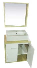wall hung bathroom cabinet sink sanitary items square  modern vanity basin