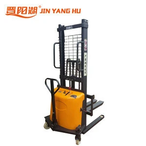 Warehouse stacker forklift Equipment Electric hydraulic Pallet Truck Stacker