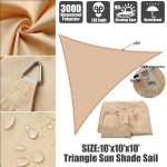 Waterproof Patio Restaurant Cafe Hotel Triangle Sun Shade Sail Outdoor Rectangle LED Sun Shade Sails