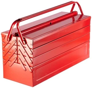 Waterproof portable folding metal tool storage box for sale