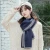 Import Wefans Autumn and winter new wool scarf womens fashion wild striped stitching knit warm scarf shawl from China