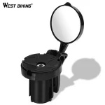 WEST BIKING Mini Acrylic MTB Mirror Cycling handlebar bike Mirror Other Bicycle Accessories Bike Cycling Handlebar Rear Mirror