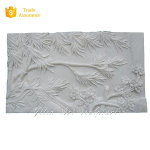 White Marble Wall Relief Sculpture For Hot Sale
