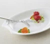 white plain restaurant porcelain seafood plate dinnerware plate