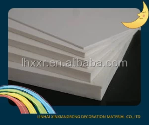WHITE rigid celuka PVC foam board, PVC sheet, PVC printing material