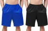 Wholesale 100% Polyester Custom Logo Mens Athletic Workout Running Mesh Shorts with Pockets