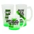 Import Wholesale 11oz 16oz 17oz Sublimation Glass Cup Multi Color Frosted Beer Drinking Coffee Glasses Mugs from China