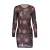 Import Wholesale 2020 Autumn Hot Selling Fashion Women Dress Printed Mesh See-Through Sexy Casual Fit Slim Long Sleeve Round Neck Dress from China