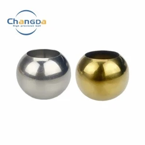 wholesale 50mm stainless steel hollow ball with hole