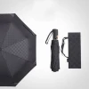 Wholesale 8 Ribs strong windproof automatic 3 folding travel rain umbrella