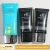 Import Wholesale black luxury soft small plastic oval tube squeeze skin care cosmetics packaging tubes from China