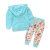 Import Wholesale Casual Cute Leopard Floral Print Toddler Outfits Baby Clothing Sets from China