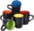 Import wholesale custom simple design color glazed matte black ceramic coffee mug from China
