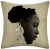 Import Wholesale Custom Square Sofa Digital Printed African Women Pillow Case Cover Cushion Cover from China