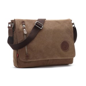 Wholesale custom trendy Business Casual men Sling Bags canvas shoulder Crossbody messenger bag