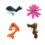 Wholesale Cute Ocean Animal Kids Plush Squeaky Stuffed Toys For Children
