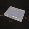 Wholesale durable stationery plastic eco-friendly custom design file folder box/A4 plastic case with handle