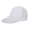 Wholesale Fitted Polyester Custom With Logo For Men Black Baseball Cap Sports Caps