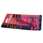 Wholesale Free Sample Available Colored Football/Basketball Flat Plastic Fox Referee Whistle