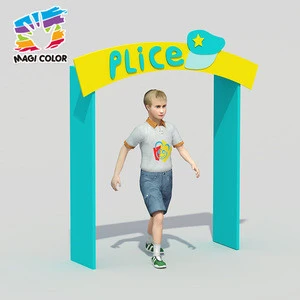 Wholesale funny preschool wooden playhouse for kids best design classroom wooden playhouse for kids W08C182