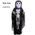 Import Wholesale Halloween Cosplay Costume Black Skeleton Cape Ghost Costume from China