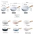 Import Wholesale Home Porcelain Tableware Set Solid Color Fruit Salad Bowl Ceramic With Handle from USA