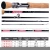 Import Wholesale in stock 9 high carbon fishing rod cork handle fly fishing rod 4 sections fly rod from China