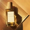 Wholesale Luxury Refillable Custom Empty glass 30ml 50ml 100ml Wooden Cap Glass Spray Perfume Bottles