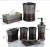 Import Wholesale Modern Custom Hotel Bathroom Set Customized 6Pcs Resin Bathroom Accessories Set from China