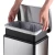 Import Wholesale modern design pedal waste bin 410 stainless steel trash can with lid from China