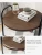 Import Wholesale modern style round Night stand bedside table side table nightstands with storage from China