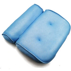 Wholesale Non-Slip 3D Mesh Bath Tap Pillow With Suction Cups
