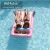 Import Wholesale Pink Car Pool Toys Inflatable Pool Mattress Swimming Floating Bed Water Floating Mat Inflatable Pool Float from China