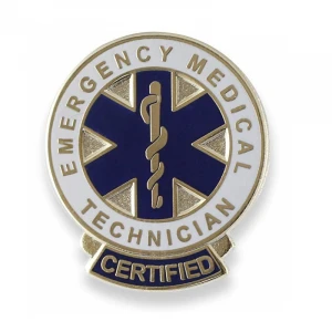 Wholesale Pins Badges Emergency Medical Technician EMT Brooch Custom Pin Badge