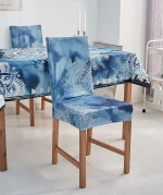 wholesale polyester and spandex elastic colorful chair cover decoration