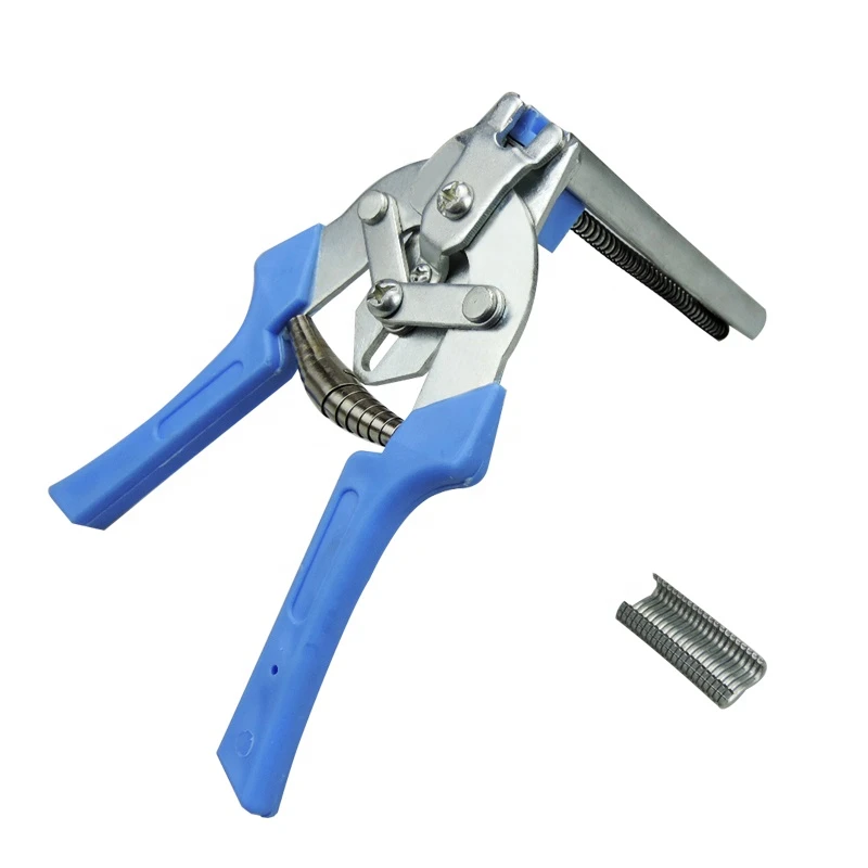 Wholesale Price Animal M Nail Clamp Pliers Manual Hog Ring Wire Cage Clips Tool Chicken Cage Wire Mesh Fencing Plier
