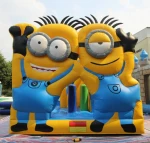 Wholesale price minions-shape bounce house inflatable price