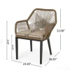 Wholesale price of modern chair sets rattan table and arms chair sets rattan outdoor furniture