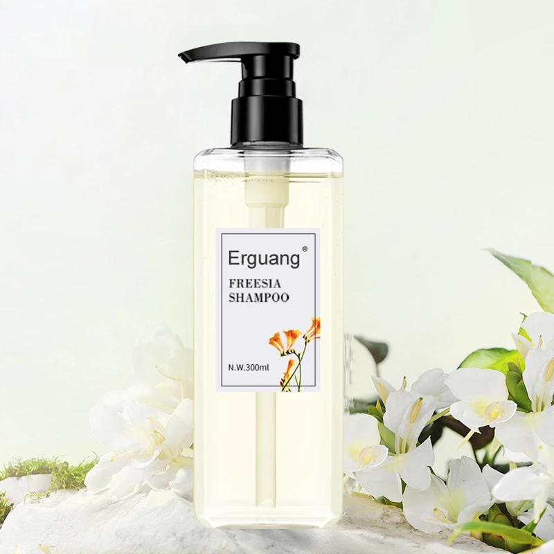 Wholesale Private Label Rice Water Sulfate Free Natural Freesia Fragrance Shampoo