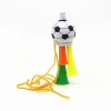 Wholesale promotional world cup soccer fans trumpet toy football plastic air cheering horn