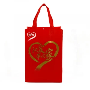 wholesale recycle printable carrier bags customized nonwovens bag