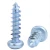 Import wholesale screws M3 m5 m4 x7mm button head Metal 316 stainless steel cross pan head thread bolt zinc plated self tapping screw from China