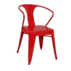 Wholesale stackable dining chair restaurant chair steel iron metal chair