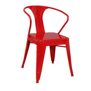Wholesale stackable dining chair restaurant chair steel iron metal chair