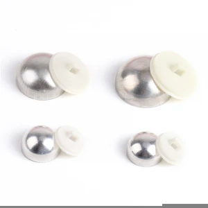 Wholesales Plastic Shank Back Buckle Fabric Cloth Covered Component Invisible Mushroom Buttons Sofa,Headwear Jewelry Accessories