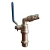 Import Widely Used High Quality Nickel Plating Brass Stop Water Tap Bibcock Valve from China