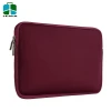 Wine Red Water Repellent Sleeve Bag Cover for 13 Inch Laptop with Small Case for Charger