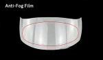 Winter Anti Fog Films For Motorcycle Helmet visor Resistant Lens fitting