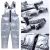 Import Winter Down Jacket And Snowpants Hooded Silver Children&#x27;s Ski Suit Set from China
